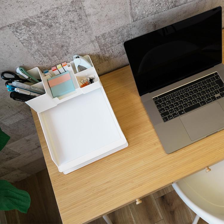 デスクトレー ペン立て おしゃれ 北欧 収納 オフィス デスク デスク周り トレイ 小物ケース 小物入れ 小物収納 コピー用紙 卓上整理 事務用品 Desktray Cradle Kobe 通販 Yahoo ショッピング