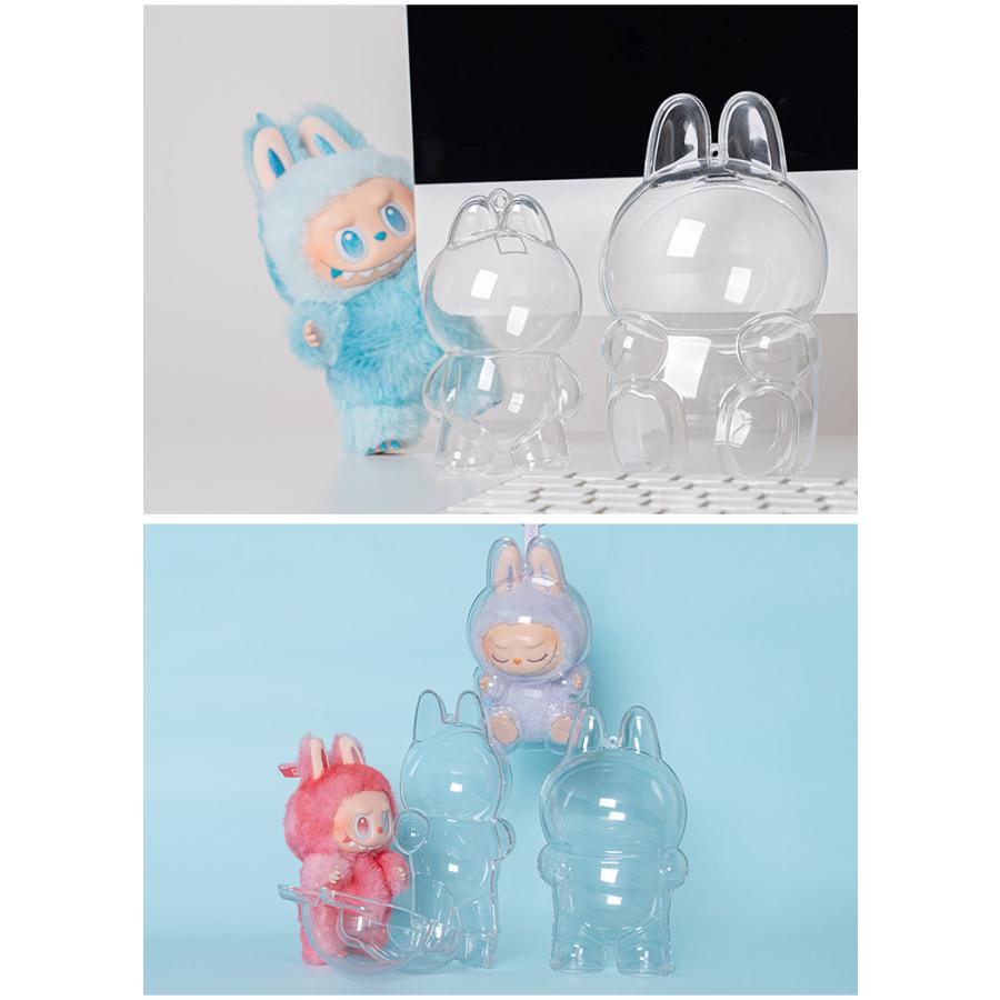 LABUBU ケース ラブブ 1代目 2代目 3代目 保護ケース クリア カバー 透明ケース 汚れ防止 ラブブ ぬいぐるみ ケース お出かけ ぬい活  ぬいケース 推し活 携帯 |  | 06