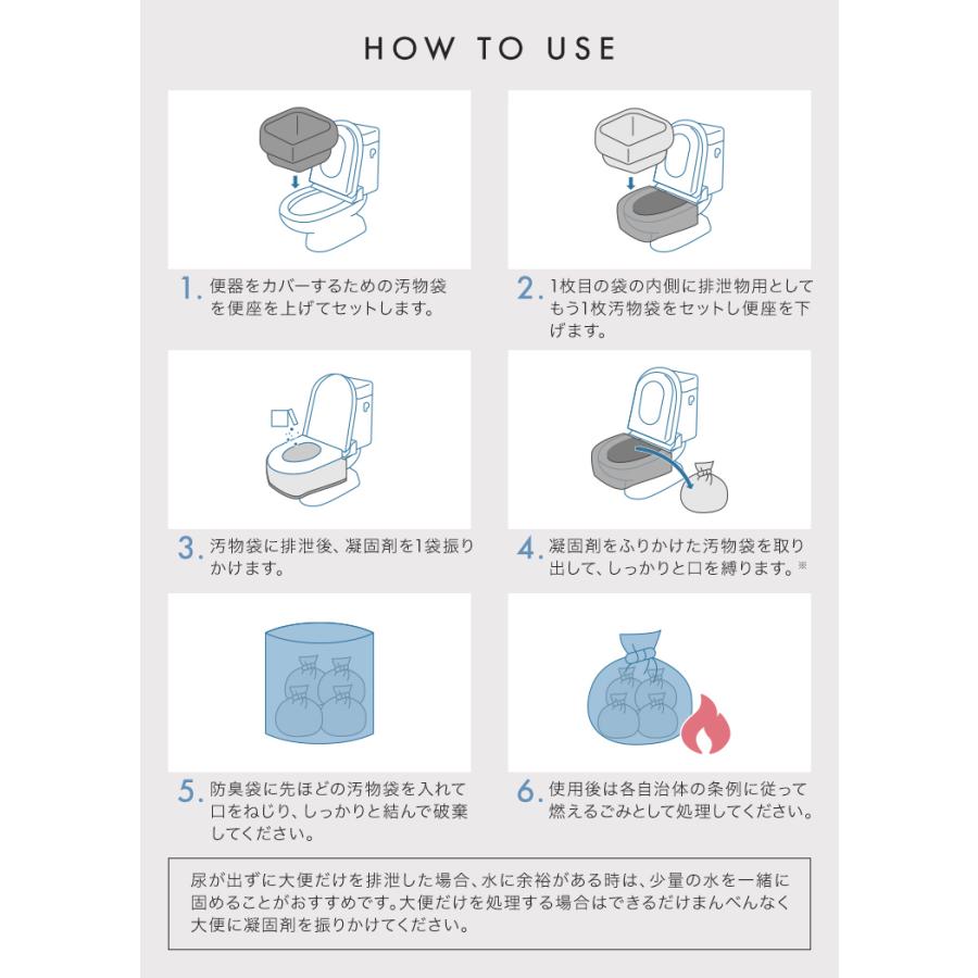 【クーポンでさらにお得】 簡易トイレ 凝固剤 災害用 非常用トイレ 65回分 災害グッズ 災害用トイレ トイレ 防災 地震 避難 対策 災害 超PayPay祭 |  | 14