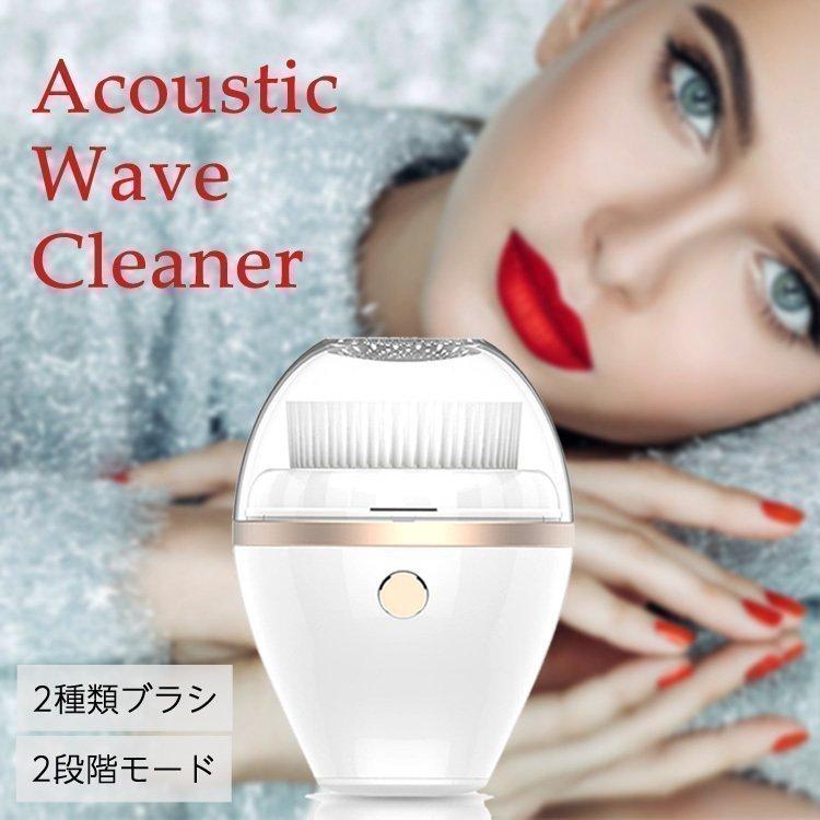 洗顔ブラシ 電動 効果 2種類ブラシ 2段階強度 洗顔器 超音波 クレンジング 毛穴 ニキビ 皮脂 角質 小型 コードレス 敏感肌 低刺激 Facewasher Cradle Kobe 通販 Yahoo ショッピング