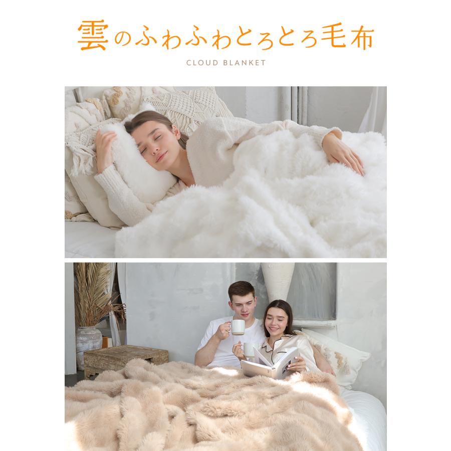 クーポンでさらにお得】 毛布 暖かい 2枚合わせ ふわふわ とろとろ