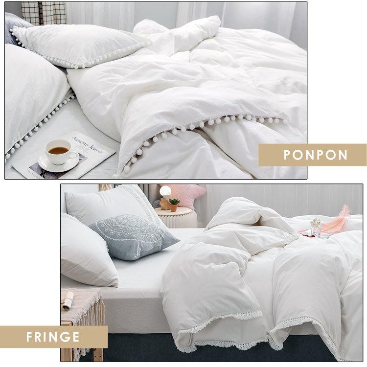 シーツ ダブル 掛布団 布団 カバー セット ベッドカバー 枕カバー ボックスシーツ おしゃれ 3点セット コットン100 無地 シンプル ホワイト 白 Futoncover2 M Cradle Kobe 通販 100 Cotton Threshold シーツ ダブル 秋冬用 枕カバー付 Studiodeiure It