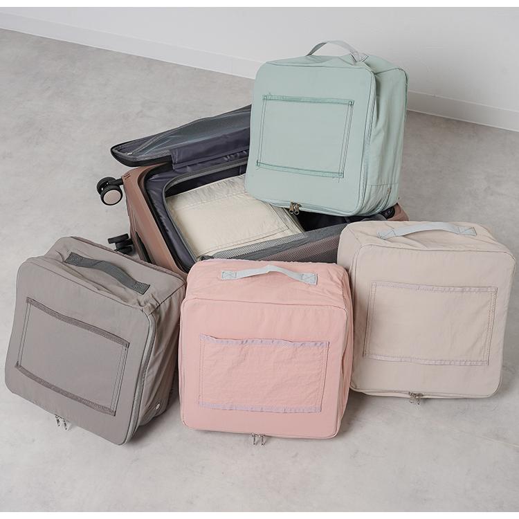 吊り下げ収納 トラベルポーチ 吊り下げ 圧縮 軽量 3段 大容量 収納