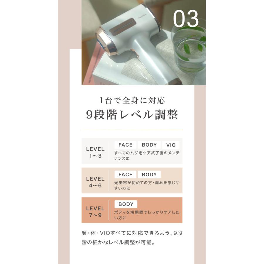 脱毛器 九段階調節 美容器 髭 VIO対応 光エステ 全身 男女兼用 家庭用 Sokaiteki@公式 脱毛器 IPL メンズ レディース 女性 顔 ワキ