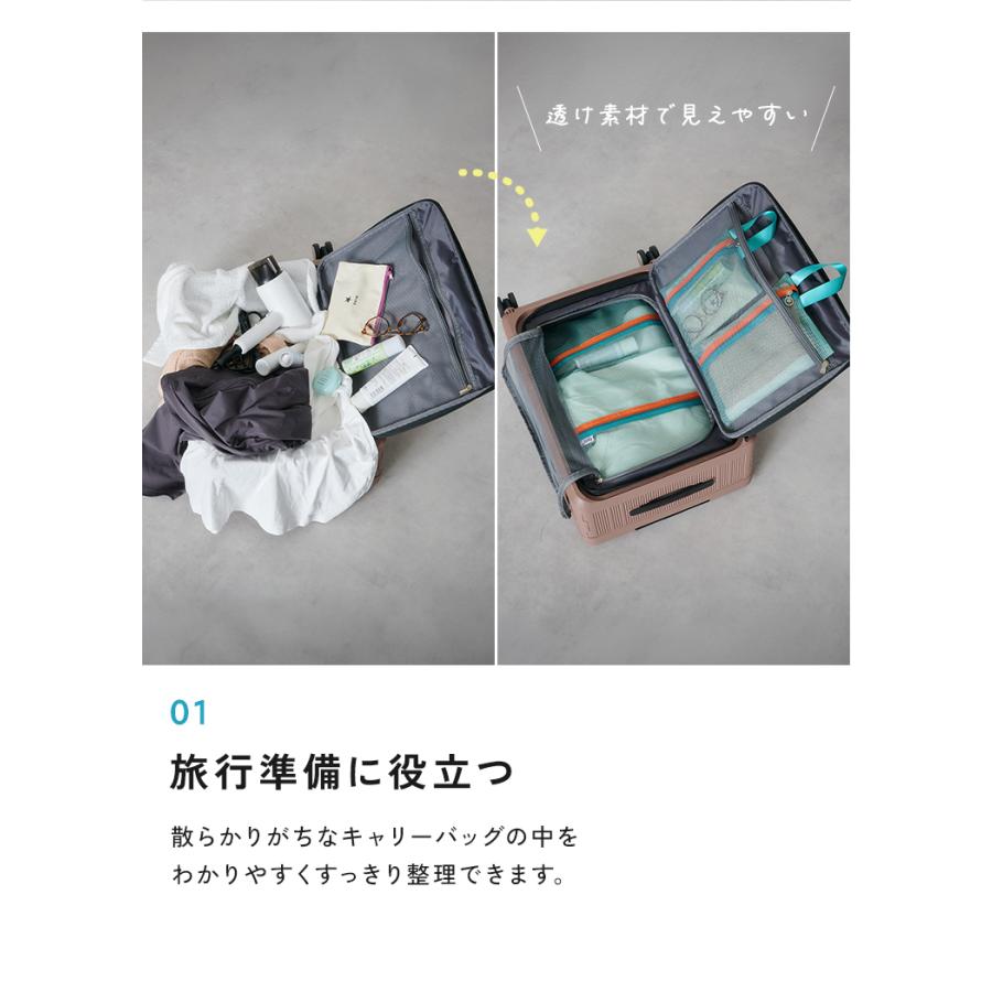 特別価格】10月11日（日）23:59まで！ トラベル ポーチ 4点セット バイ 