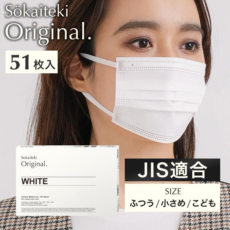 Sokaiteki　不織布マスク　こどもサイズ　51枚入×20箱 マスク 不織布 不織布マスク 立体マスク こども Sokaiteki 51枚 子供