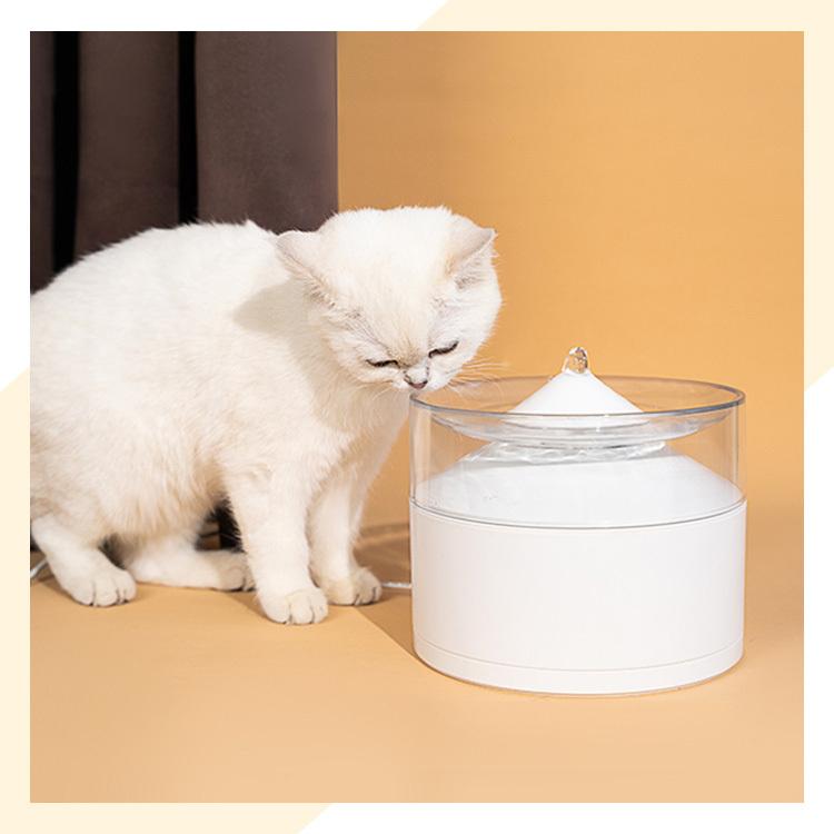 格安新品 自動給水機 給水機 水飲み器 ペット用 猫 ねこ 猫用 犬 いぬ 犬用 水のみ 自動 大容量 静音 循環 浄水 フィルター Usb おしゃれ 白 ホワイト Aynaelda Com