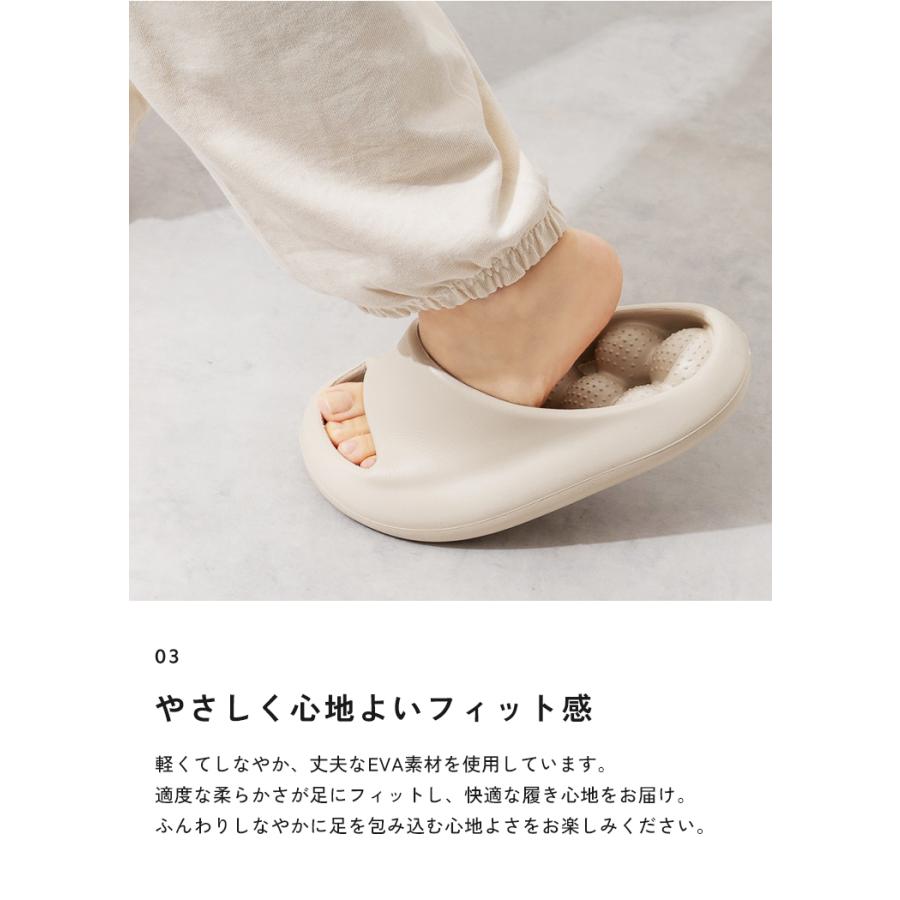 【クーポンでさらにお得】 スリッパ 健康サンダル 足つぼ 洗える かわいい 北欧 メンズ レディース 大きいサイズ 通気性 蒸れない つぼ むくみ 前開き |  | 10