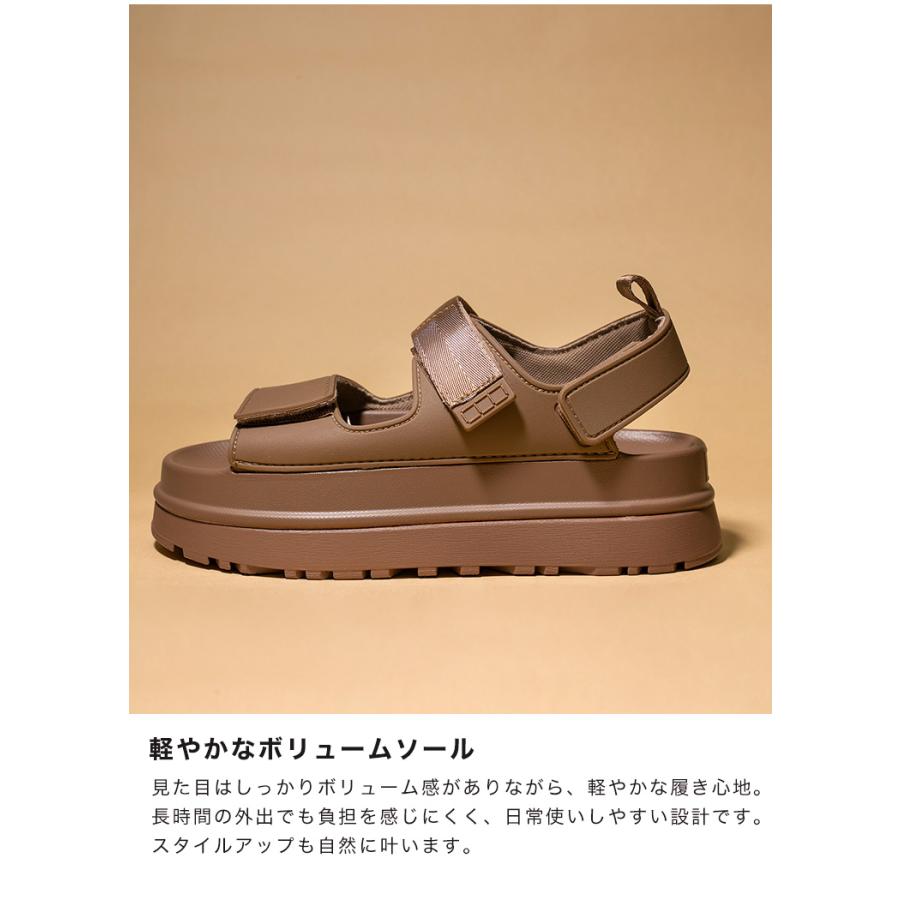 クーポンでさらにお得】 サンダル レディース 厚底 軽量 歩きやすい