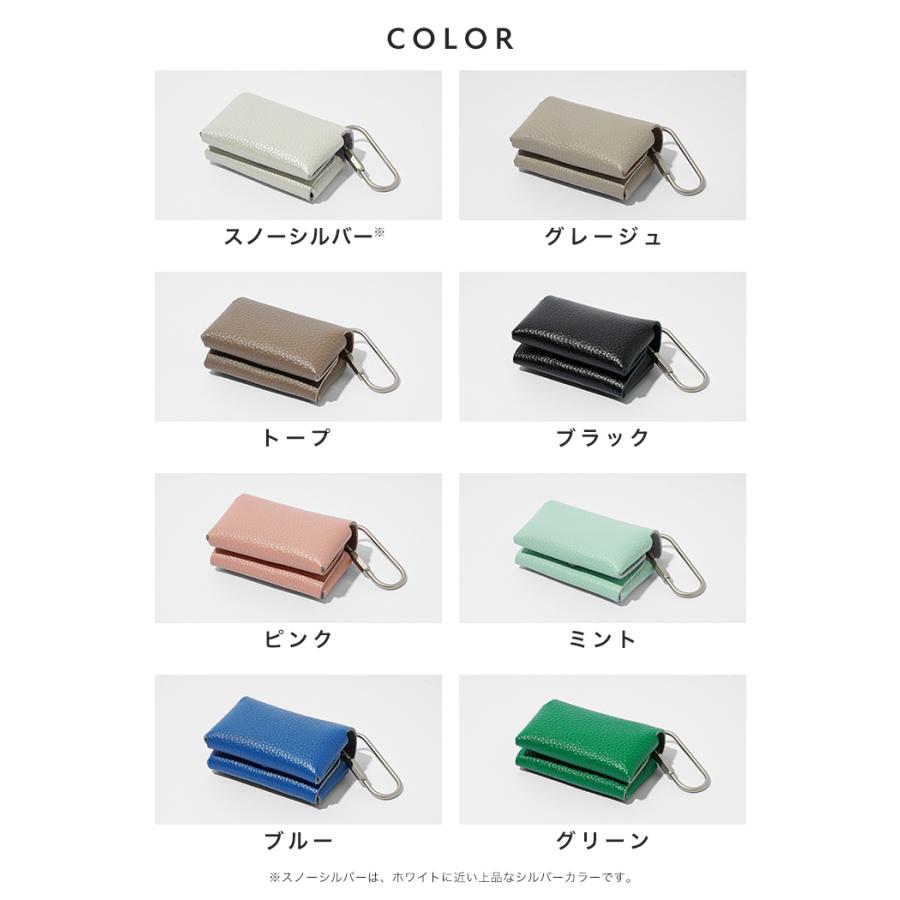 ポケットティッシュケース 吊り下げ 本革 レザー おしゃれ 折りたたみ