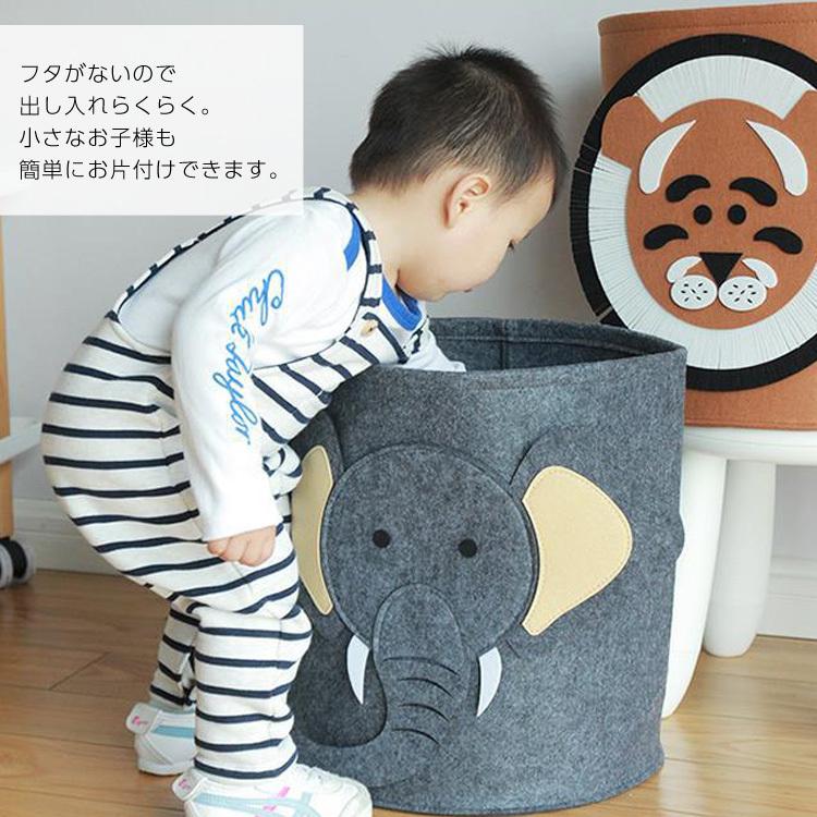 おもちゃ箱 おしゃれ 収納 アイデア 収納ボックス 収納箱 フェルト生地 ランドリーバスケット トイバッグ 折りたたみ キッズ お片付け かわいい アニマル Toybag3 Cradle Kobe 通販 Yahoo ショッピング