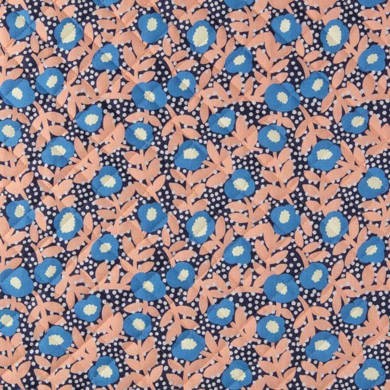 Kippis シーチングキルト 生地 Lentokukka レントクッカ 飛ぶ花 ピンク ブルー Kippis キッピス 布地 布 北欧 テキスタイル 綿 柄 プリント 日本製 Qkps 38 Crafヤフー店 通販 Yahoo ショッピング