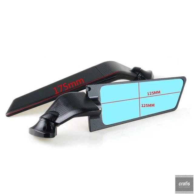 A-RT 420（未使用品） 並行輸入品 カワサキ ZX-4R ZX-4RR SE ZX-25R ZX-6R 用大型ミラー