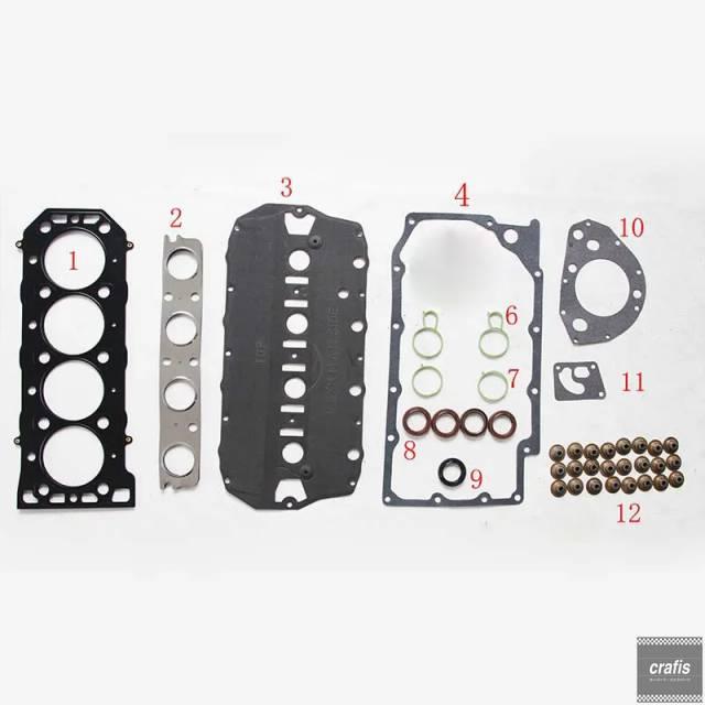 並行輸入品 18K4F 18K4G K1.8 ROVER 75 200 RJ) 1.8 Turbo MG MGF TF メタル エンジン 再構築キット フルセット ガスケット LVQ000120 パーツ 部品 | ブランド登録なし | 01