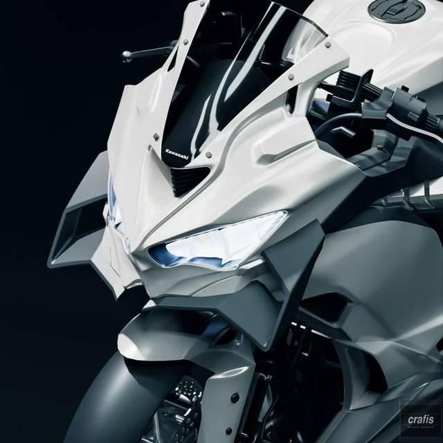 並行輸入品 カワサキ ZX-4R ZX4R ZX-4RR ZX 4RR ZX-25R ZX25R 用固定式