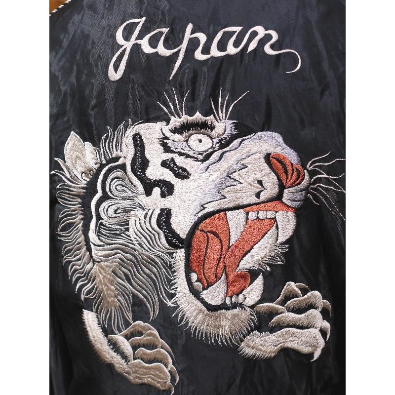 テーラー東洋 アセテートスカ "TIGER HEAD ＆ CHEVY LOVER" スーべニアジャケット エイジングモデル スカジャン TT15878 tailor toyoの画像