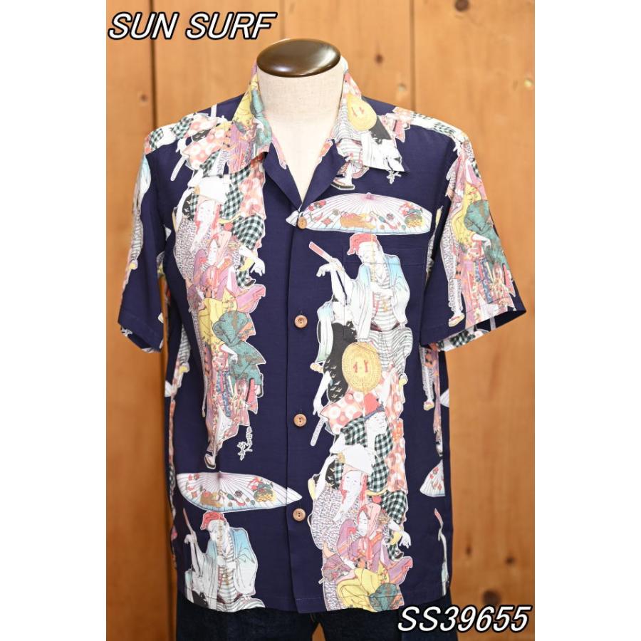 サンサーフ SS39655 スペシャルエディション SUN SURF × 葛飾北斎 SPECIAL EDITION “踊り” 和柄アロハシャツ | SUN SURF