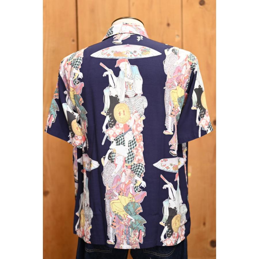 サンサーフ SS39655 スペシャルエディション SUN SURF × 葛飾北斎 SPECIAL EDITION “踊り” 和柄アロハシャツ | SUN SURF | 03