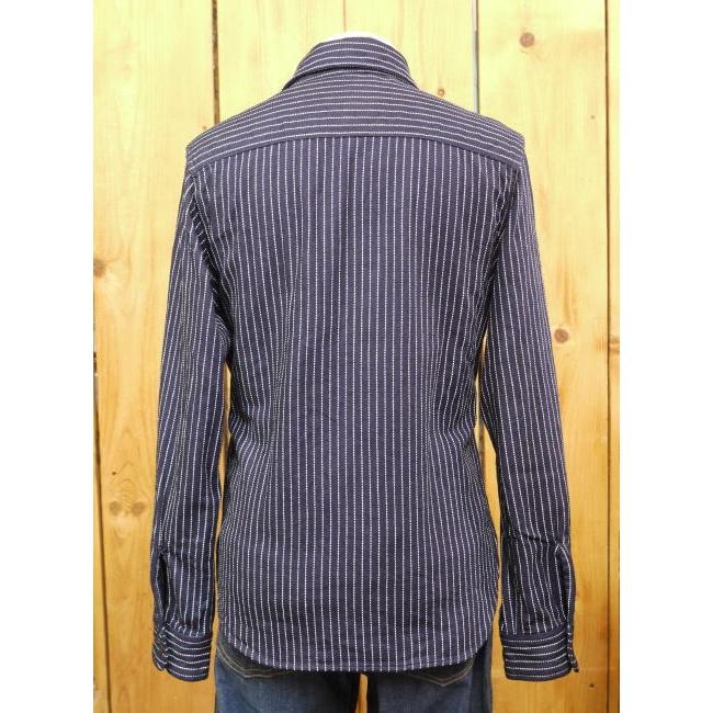 UES（ウエス） ネルシャツ インディゴストライプネルシャツ No 501656