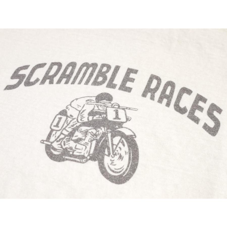 ウエス SCRAMBLE RACES Tシャツ グレー オフホワイト オリーブ 652412｜craft-ac｜07