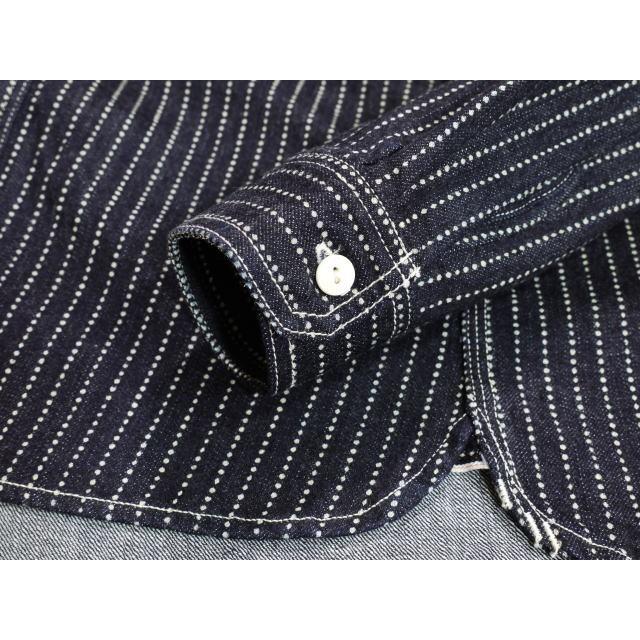 THE FLAT HEAD フラットヘッド　ウォバッシュ　シャツ　デニム　L The Flat Head フラットヘッド シャツ 7014W ウォバッシュワーク