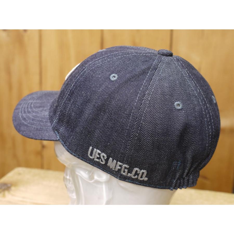 UES（ウエス） ウエスデニムキャップ 82DC A HAPPY DAY レッド ベース
