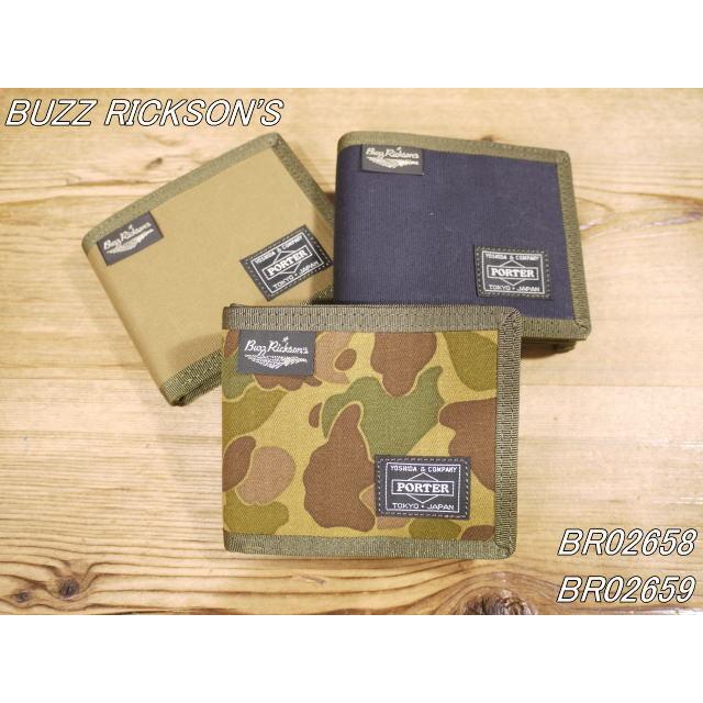 バズリクソンズ ポーター ジャングルクロス ウォレット ネイビー