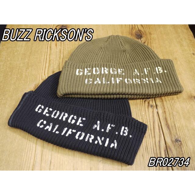 BUZZ RICKSON'S バズリクソンズ コットン ニットキャップ ステンシル