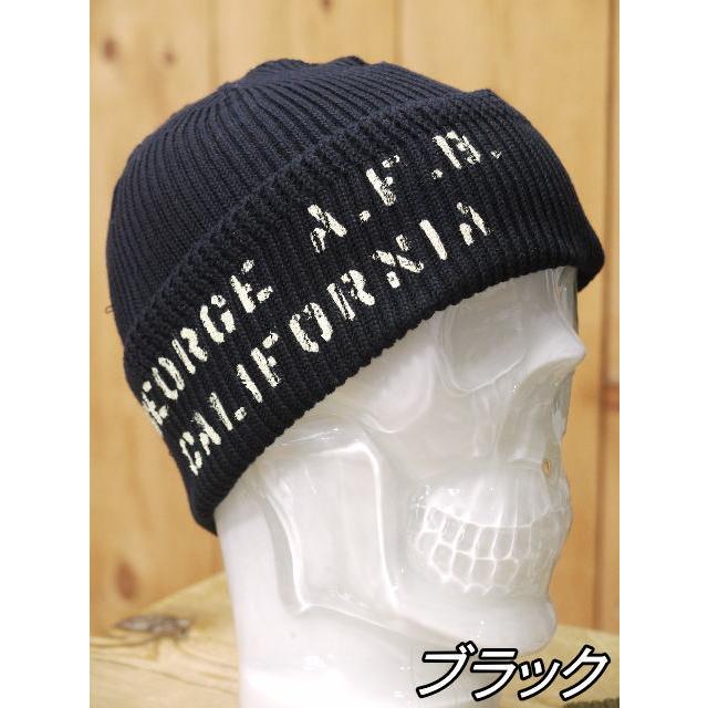 BUZZ RICKSON'S バズリクソンズ コットン ニットキャップ ステンシル