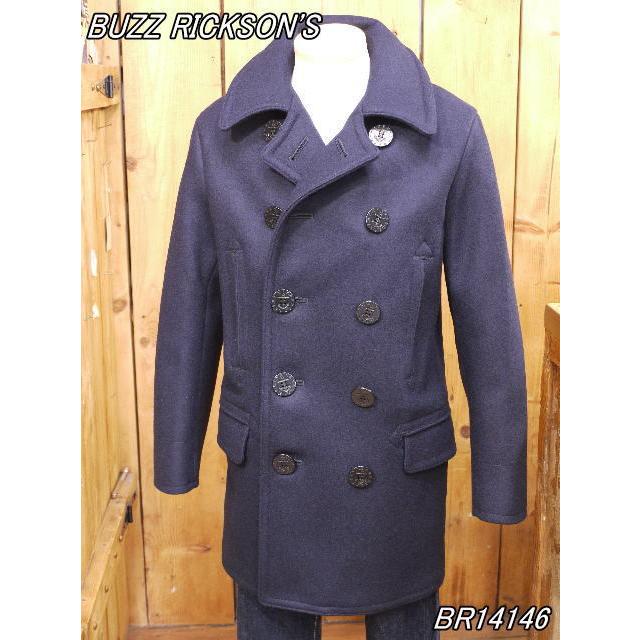 BUZZ RICKSON'S バズリクソンズ ロングピーコート BR14146 p BUZZ RICKSON'S バズリクソンズ ロングピーコート BR14146 p