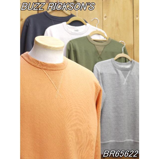 BUZZ RICKSON'S バズリクソンズ SET-IN CREW NECK SWEAT SHIRT 無地