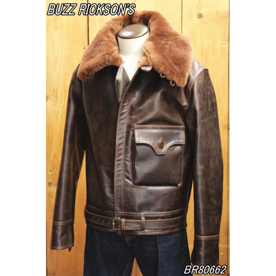 バズリクソンズ B-2 ホースハイド フライトジャケット 42 ブラウン レザー BUZZ RICKSON'S バズリクソンズ Type B-2“WERBER LEATHER COAT CO