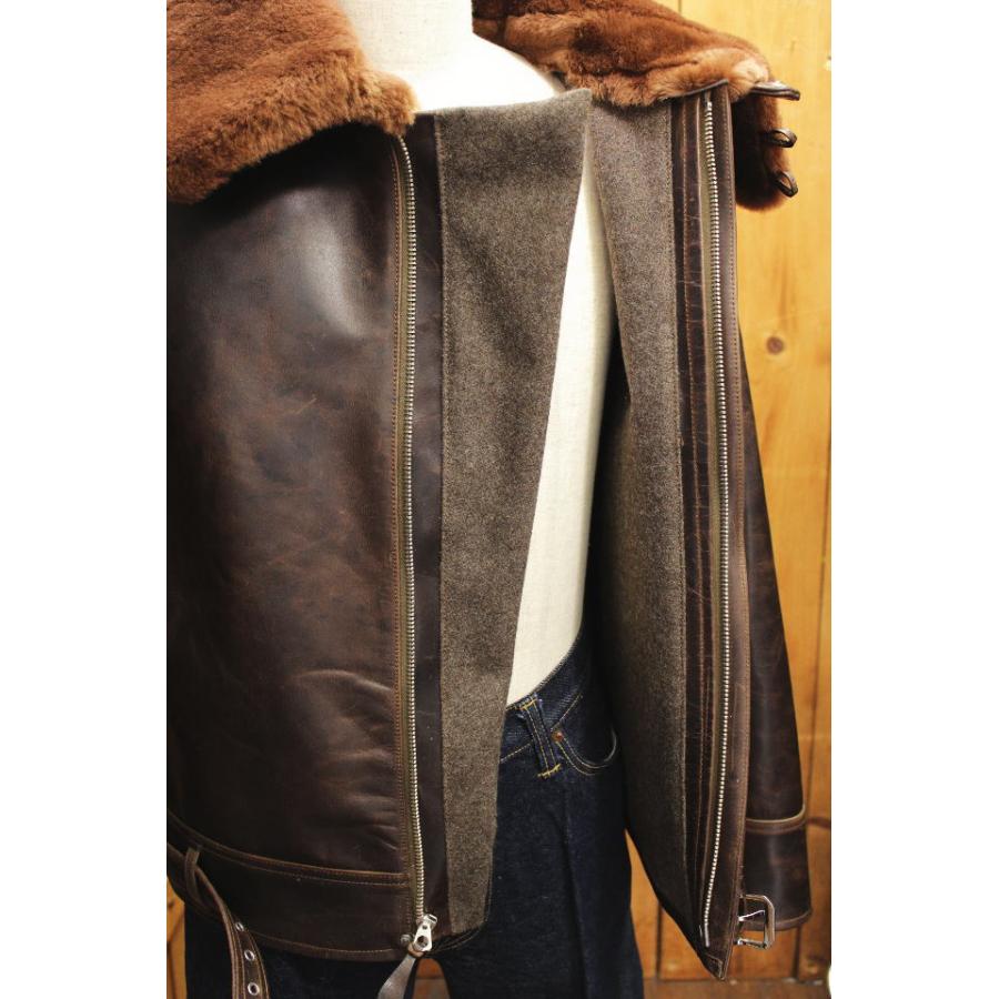 バズリクソンズ B-2 ホースハイド フライトジャケット 42 ブラウン レザー BUZZ RICKSON'S バズリクソンズ Type B-2“WERBER LEATHER COAT CO