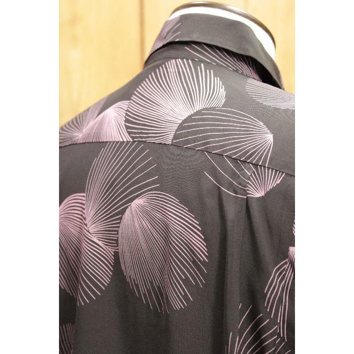 デュークカハナモク DK39450 デュークスシェルハワイアンシャツ ブラウン ブラック sunsurf | SUN SURF | 09