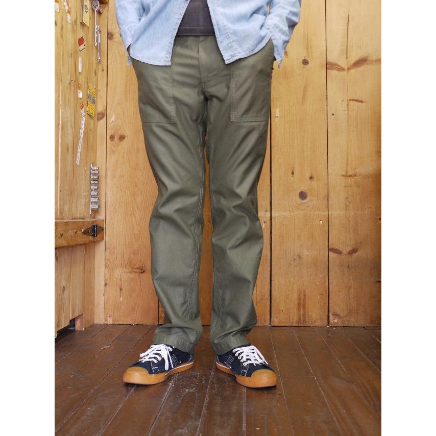 FOB FACTORY F.O.B ファクトリー ベイカーパンツ F0431 オリーブ FOB FACTORY F.O.B ファクトリー ベイカーパンツ F0431 オリーブ