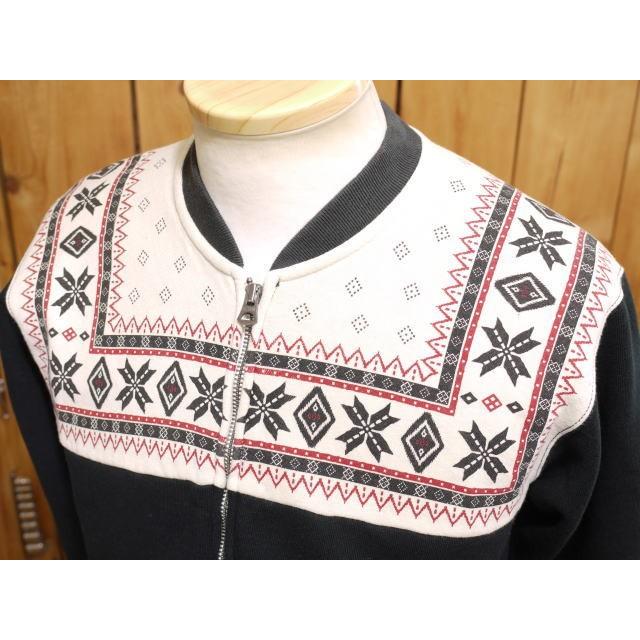 FLAT HEAD フラットヘッド 雪柄スウェット　ブラック　40-42 楽天市場】フラットヘッド THE FLAT HEAD 雪柄 フルジップ