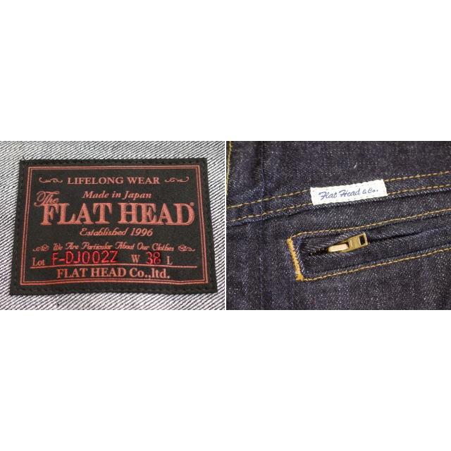 The Flat Head フラットヘッド F-DJ002Z ジップデニムジャケット The Flat Head フラットヘッド F-DJ002Z ジップデニムジャケット