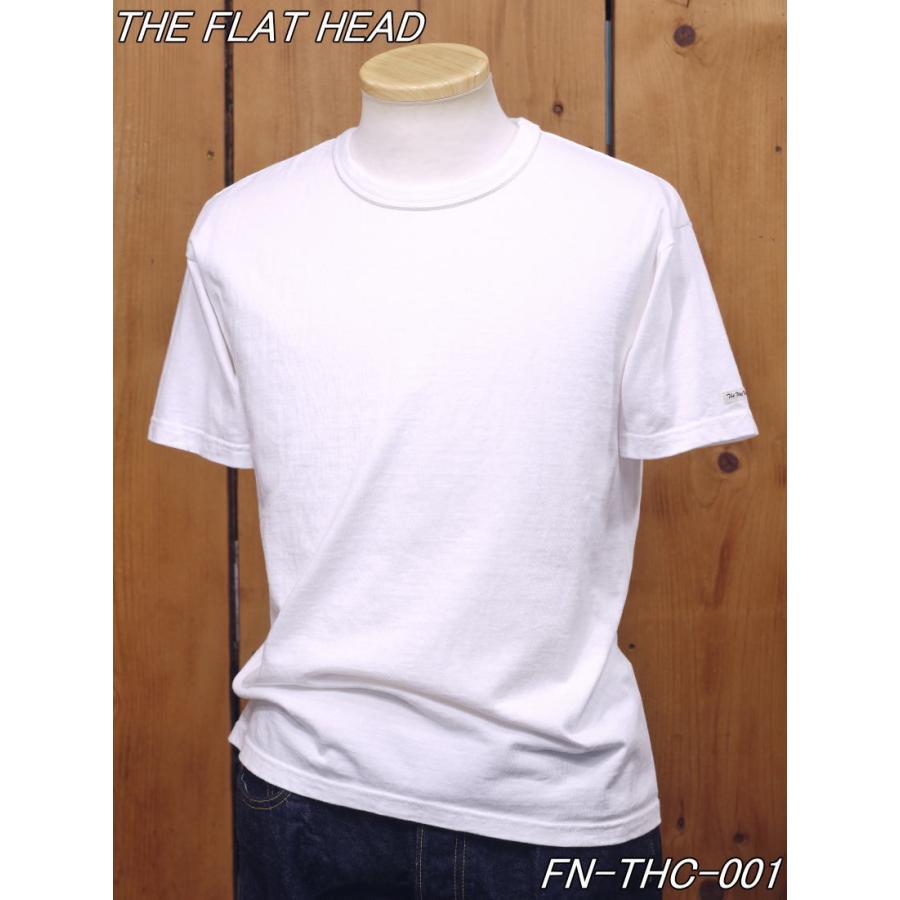 フラットヘッド Tシャツ FN-THC-001 PLAIN 丸胴半袖 無地Tシャツ イエロー グリーン ブラック ホワイト  theflathead｜craft-ac｜14