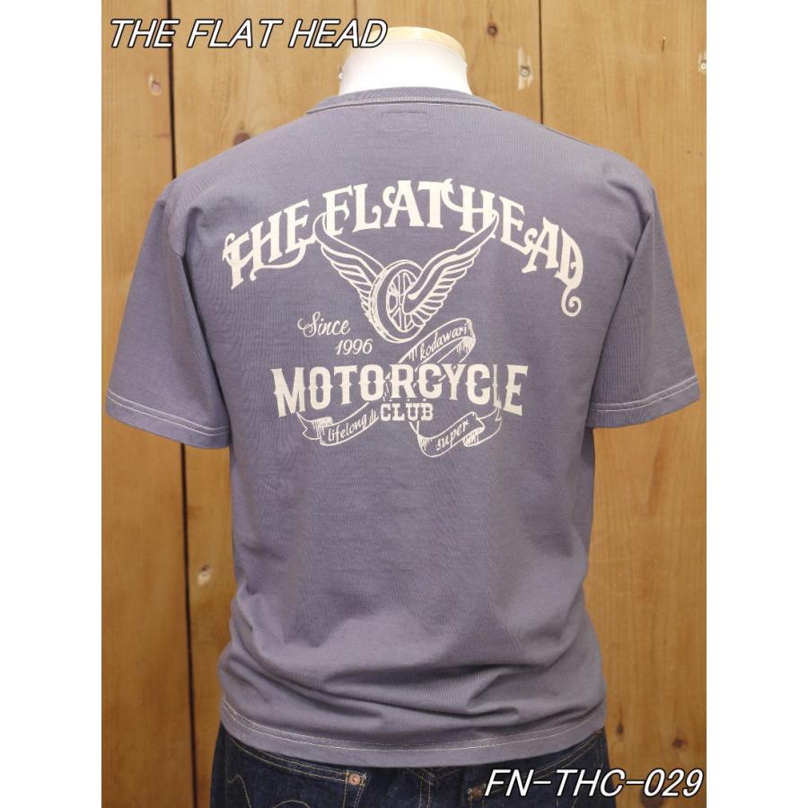 THE FLAT HEAD 別珍 M The Flat Head（フラッドヘッド） フラットヘッド Tシャツ FN-THC-029