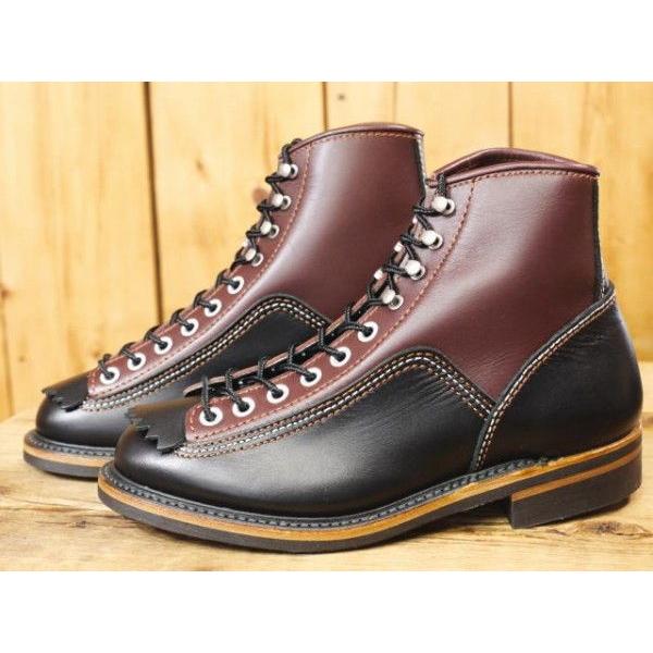 LONE WOLF BOOTS カーペンターブーツ　レースアップ　茶　8サイズ LONE WOLF ロンウルフ ワーク ブーツ スニーカー 靴 BOOTS