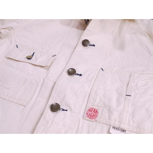 SUGAR CANE ヘッドライト 9oz ホワイトツイルワークコート SUGAR CANE ヘッドライト 9oz ホワイトツイルワークコート