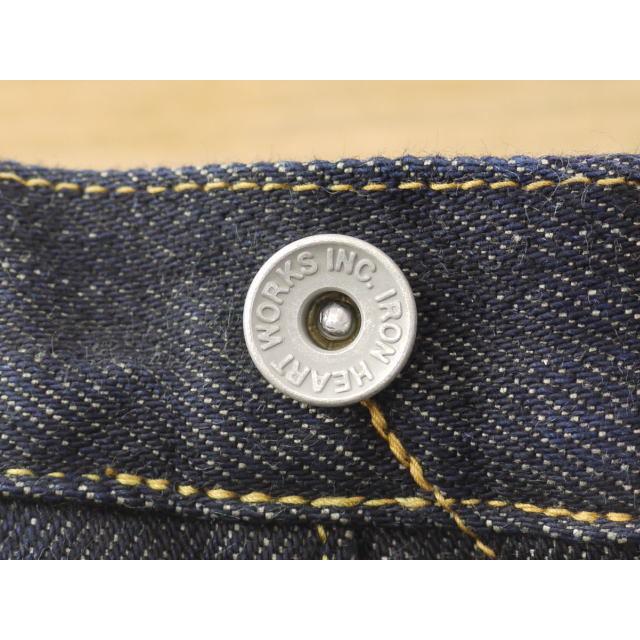 アイアンハート 461S IRON HEART 21オンス セルビッチデニム ブーツカット　極厚デニム ironheart denim｜craft-ac｜08