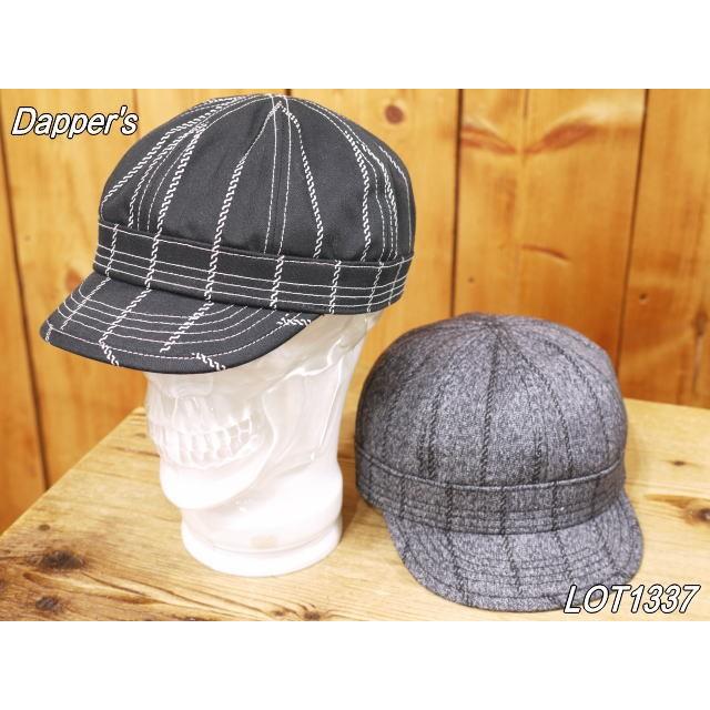 ダッパーズ 8枚ハギ ウォバッシュワークキャップ ロープ