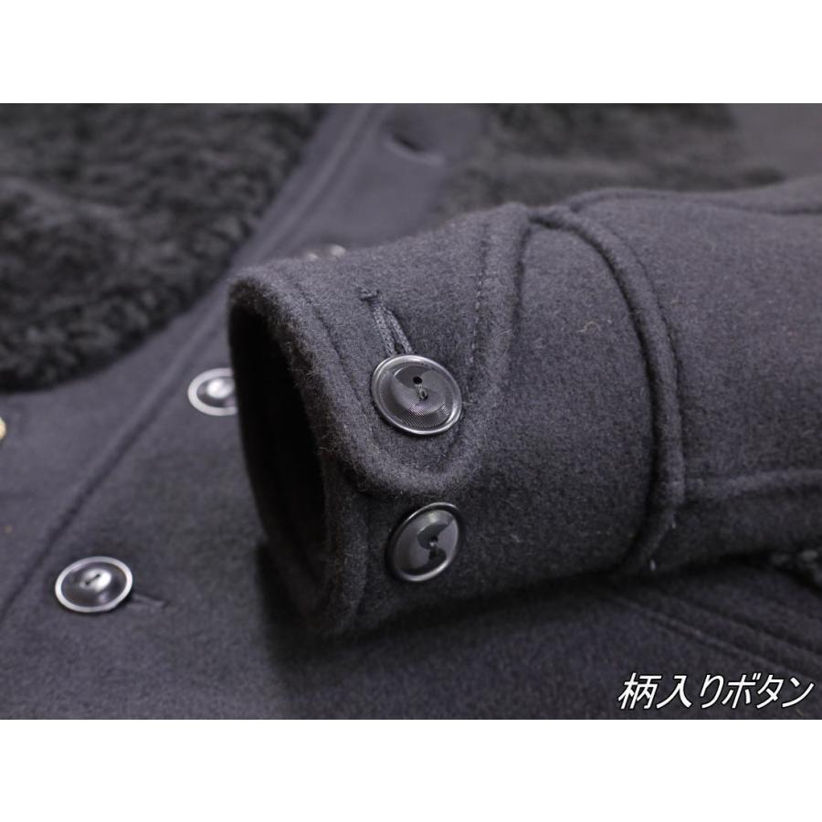 ダッパーズ クラシカルムートン×メルトン コンビスポーツジャケット dappers LOT1514 熊ジャンの画像