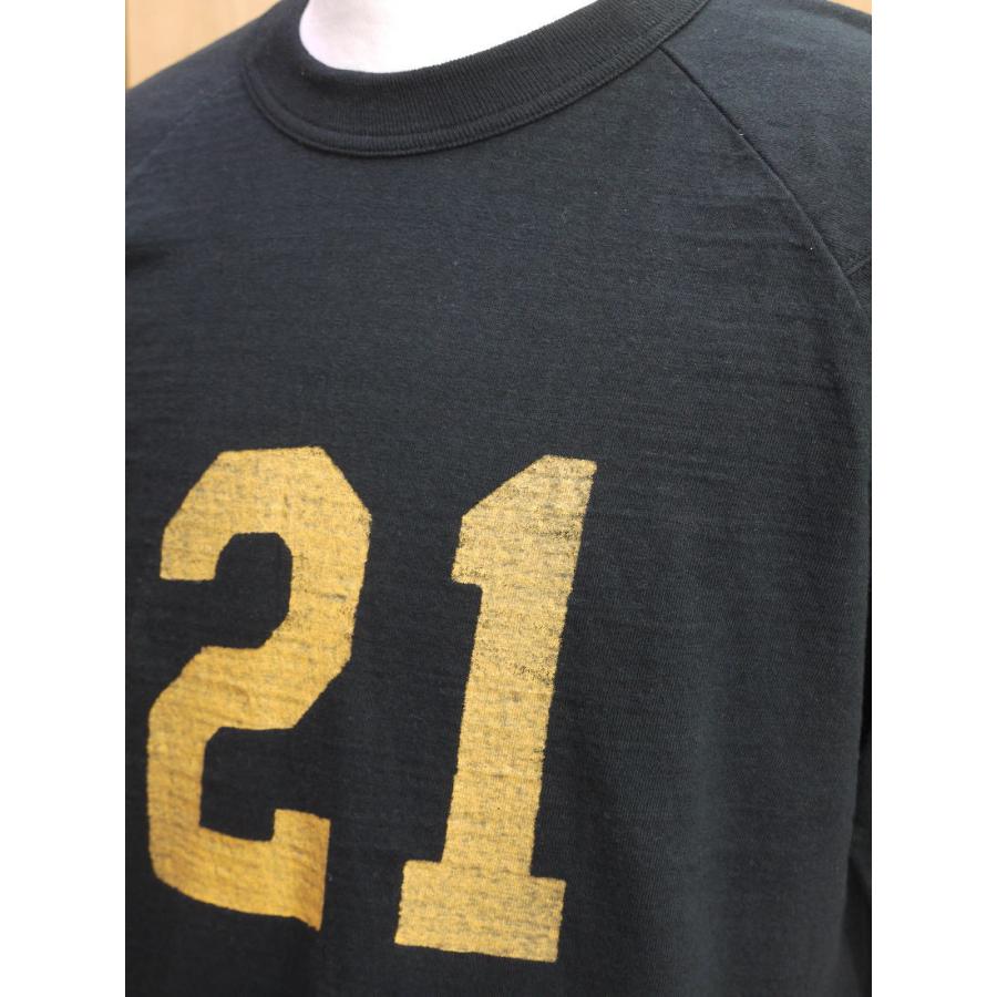 ダッパーズ 七分袖 フットボールTシャツ オフホワイト ブラック ダッパーズ 七分袖 フットボールTシャツ オフホワイト ブラック