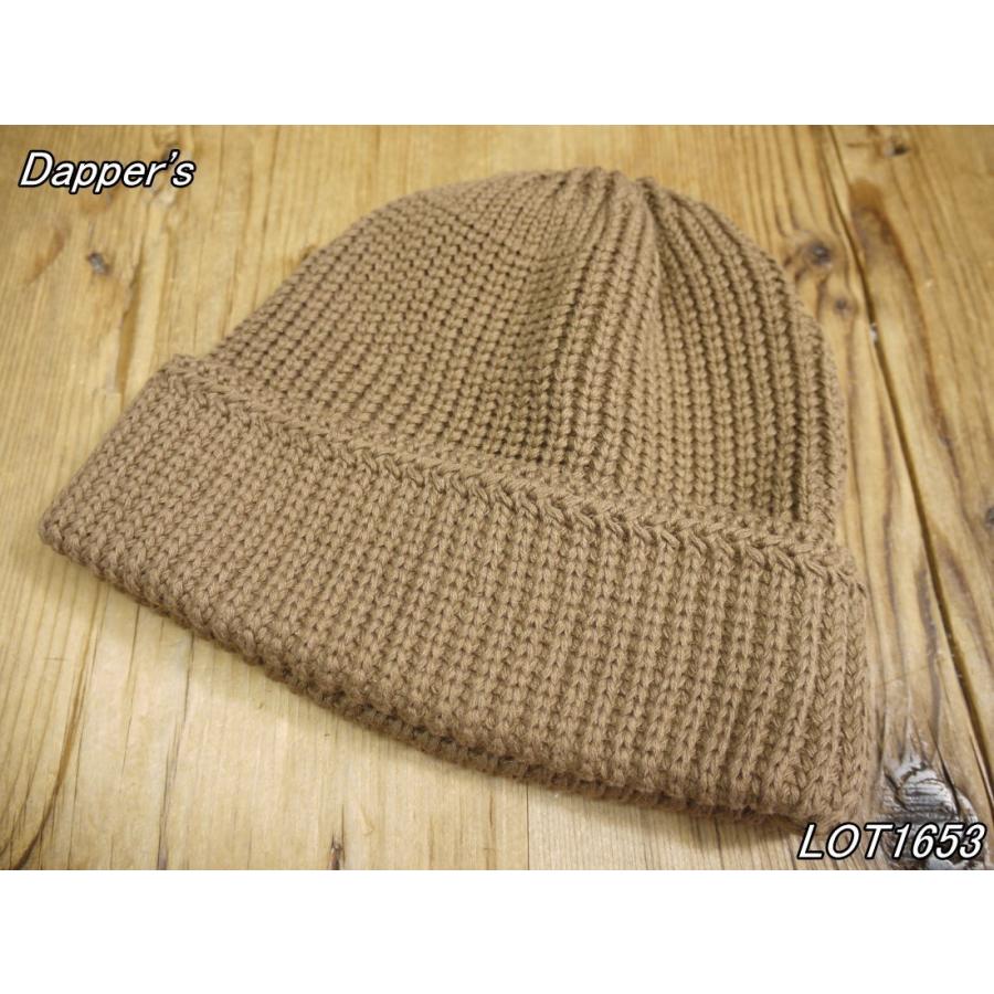 ダッパーズ クラシカルアーミースタイルコットンニットキャップ