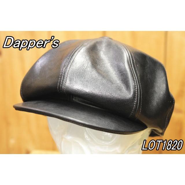 ダッパーズ 40's スタイル クラシックホースハイドレザーキャスケット