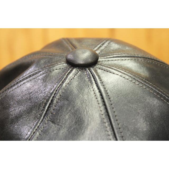 ダッパーズ 40's スタイル クラシックホースハイドレザーキャスケット