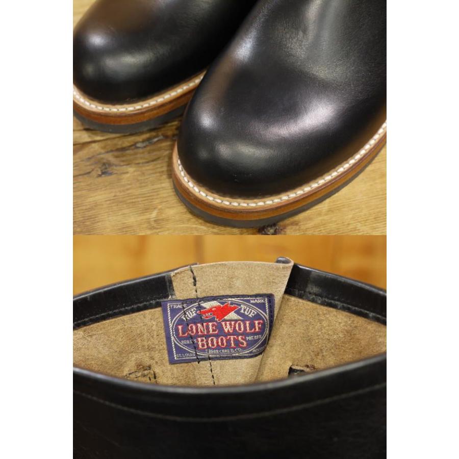 LONE WOLF BOOTS ロンウルフ エンジニアブーツ ブラック CAT'S PAW