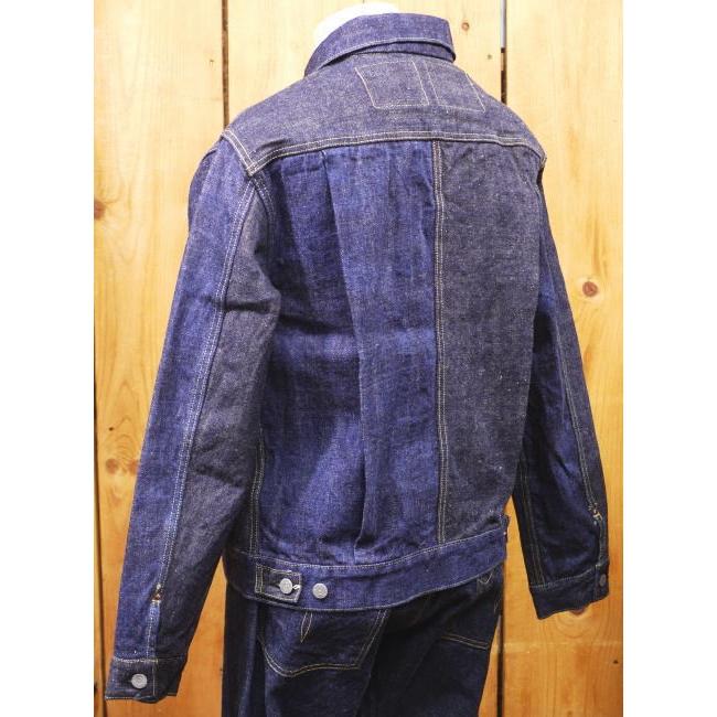 シュガーケーン デニムジャケット　SC10701　38 14oz　ほぼ未使用 SUGAR CANE(シュガーケーン)14oz.DENIM BLOUSE「琉球藍混×HAWAII藍混